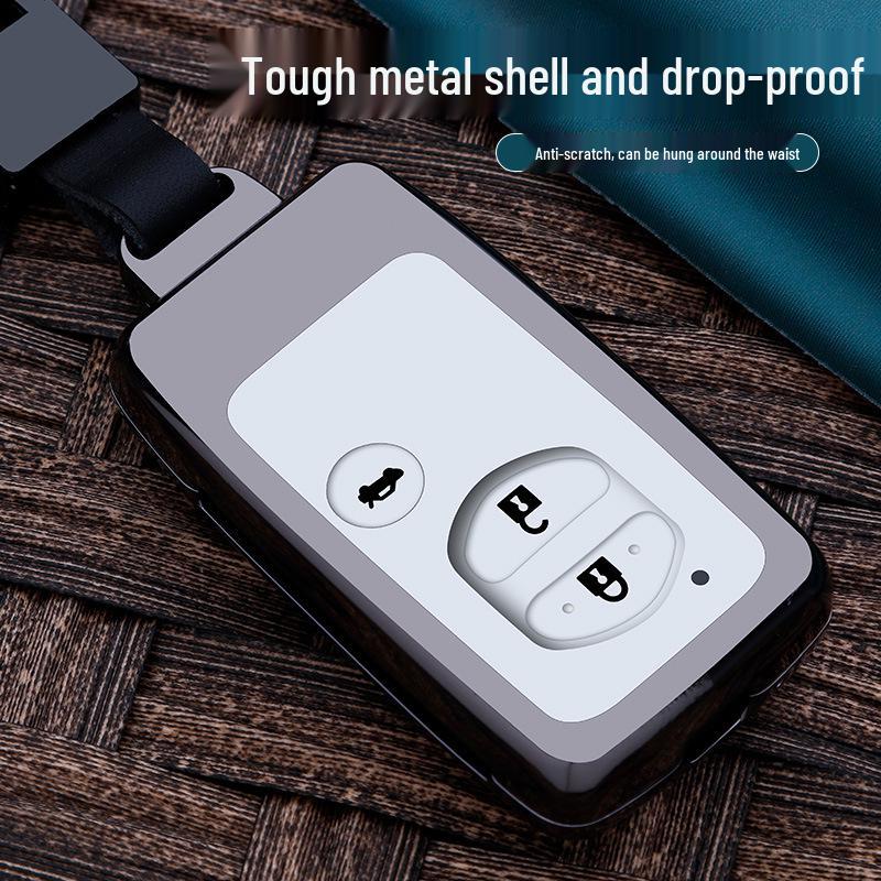 Compatible Key Case for Toyota Reiz, Yaris, Crown, Prius, 10/09 RAV4, and 86 Models