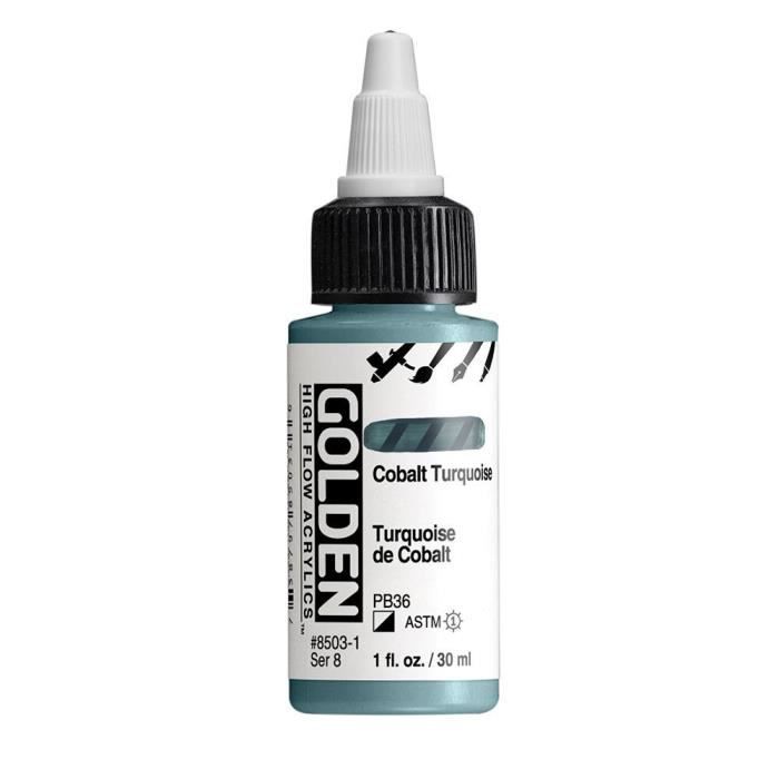 GOLDEN 30 ml HIGH FLOW Turquoise Cobalt - S8