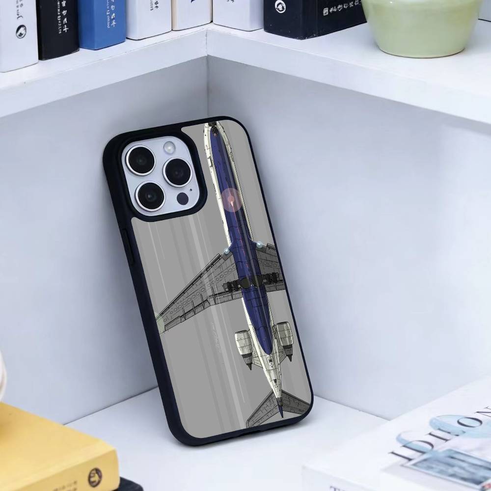 B-Graffiti Travel Airplane Pattern  Phone Case For iPhone 17,16,15,14,13,Pro,Max,Plus,Magnetic For Magsafe Wireless Charging
