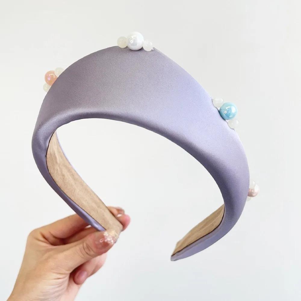 Retro Velvet Women Headband Smooth European and American Hairpin Headband Hair Hoop Lady Headwear