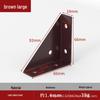 Triangular Furniture Connector: Heavy-Duty Corner Bracket for Cabinets and Beds