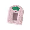 Plush Photocard Binder Cover Cute Strawberry Refillable Page Cartoon 3 Rings Binder Photo Album Shell Organizers