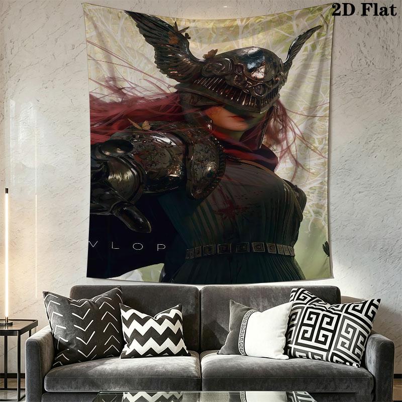 Malenia Sword Wall Hanging Printed Fabric Blanket Decorative Tapestries for Bedroom Living Room Home Decor