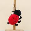 Cuddly Insect Plush Keychain Soft Stuffed Animal Keyring Emotional Support Toy for Stress Relief And Comfort Playful Cuddle Buddy for Kids