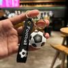 Cartoon Weltmeisterschaft Gedenk-Fußball Schlüsselanhänger Anhänger Schüler Paar Schultasche Autoschlüssel Anhänger Geschenk