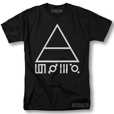 T-shirt Thirty Seconds To Mars Maglietta Tour Concerti Rock Design Grafico Vintage