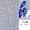 Laser Snowflake Christmas Laser Nail Stickers French Lines Christmas Nail Decorations  Girls
