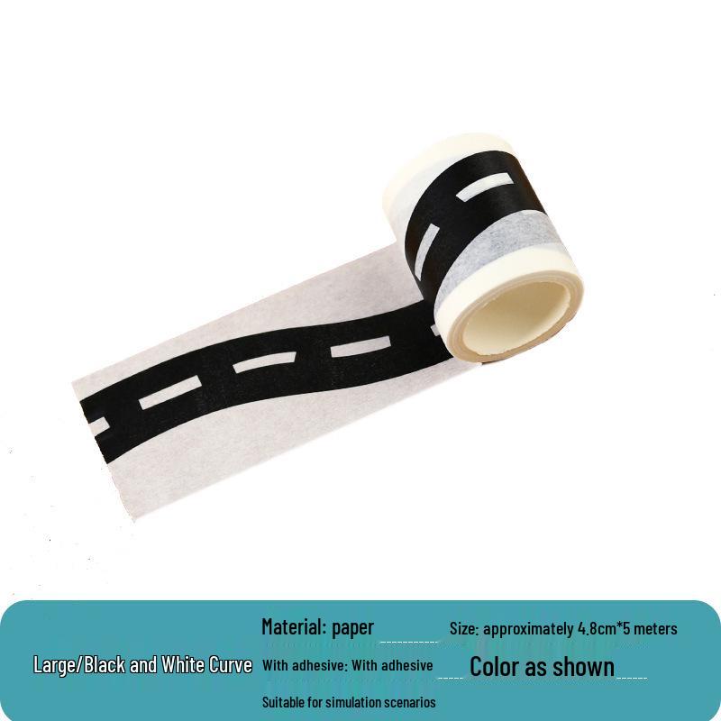 Cardboard Traffic Track Educational Toy for Kindergarten Art & Play Area