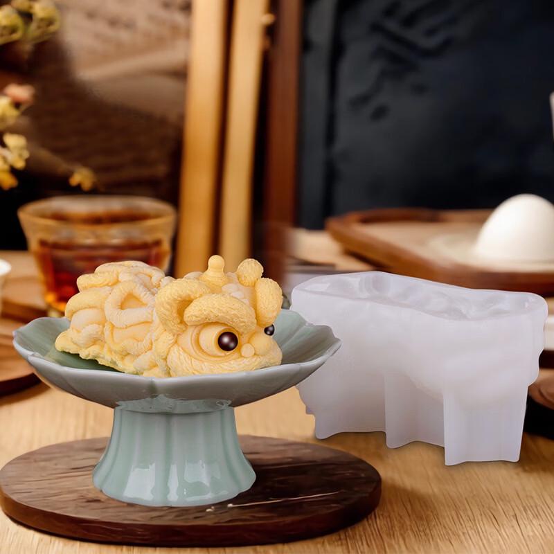 De ou Starlight Chinese Lion Dance Silicone Mousse Cake Mold