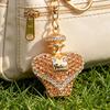 Breloc Pandantiv Strassuri Încrustate Design Sticlă de Parfum Lanț Chei cu Cataramă Homar Farmec pentru Geantă Accesoriu pentru Rucsac