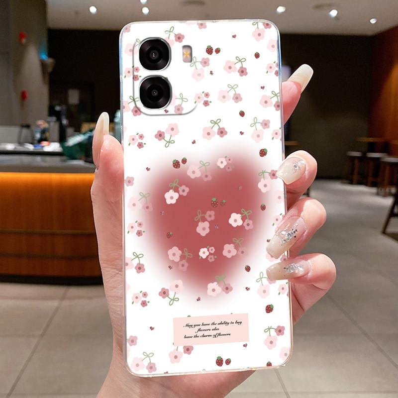 Custodia Per OPPO A6X 4G A6 Fiore Farfalla Cover Protettiva OPPOA6X 5G CPH2823 CPH2819 Trasparente Morbido Silicone TPU Copri Telefono