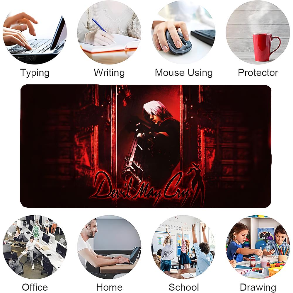 Stitched Edges Gaming Mouse Pad Cool Red Vs Blue Anime Sword Fight Print Nonslip Desk Mat for PC Gamer  Daily Use