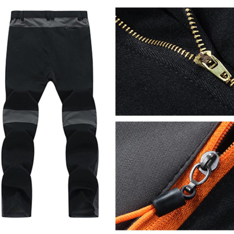 New Outdoor Elastic Assault Pants for Men Windproof, Waterproof and Wear-resistant Breathable Quick-drying Pants Spliced Mountaineering Pants