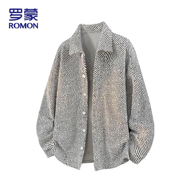 ROMON Men's Casual Bomber Jacket