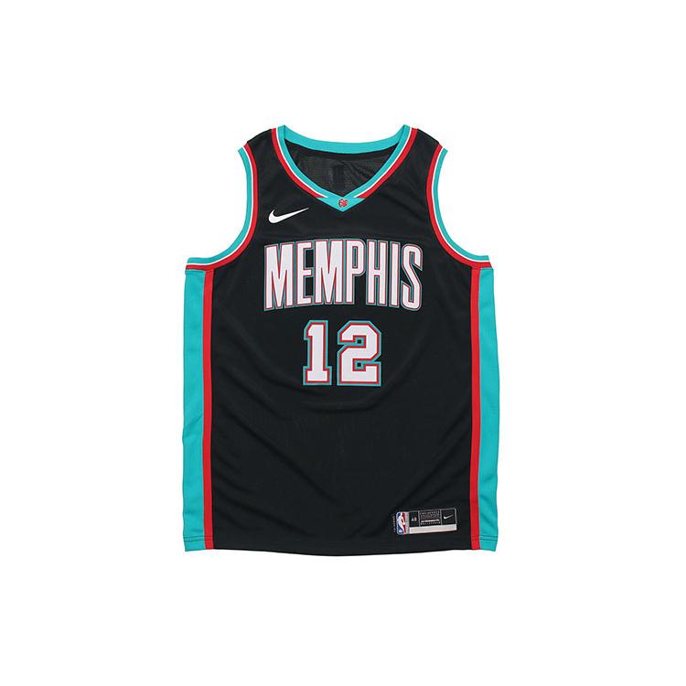 Nike X NBA Memphis Grizzlies Ja Morant 2020-21 Sports Jersey Black CN1030-010 M