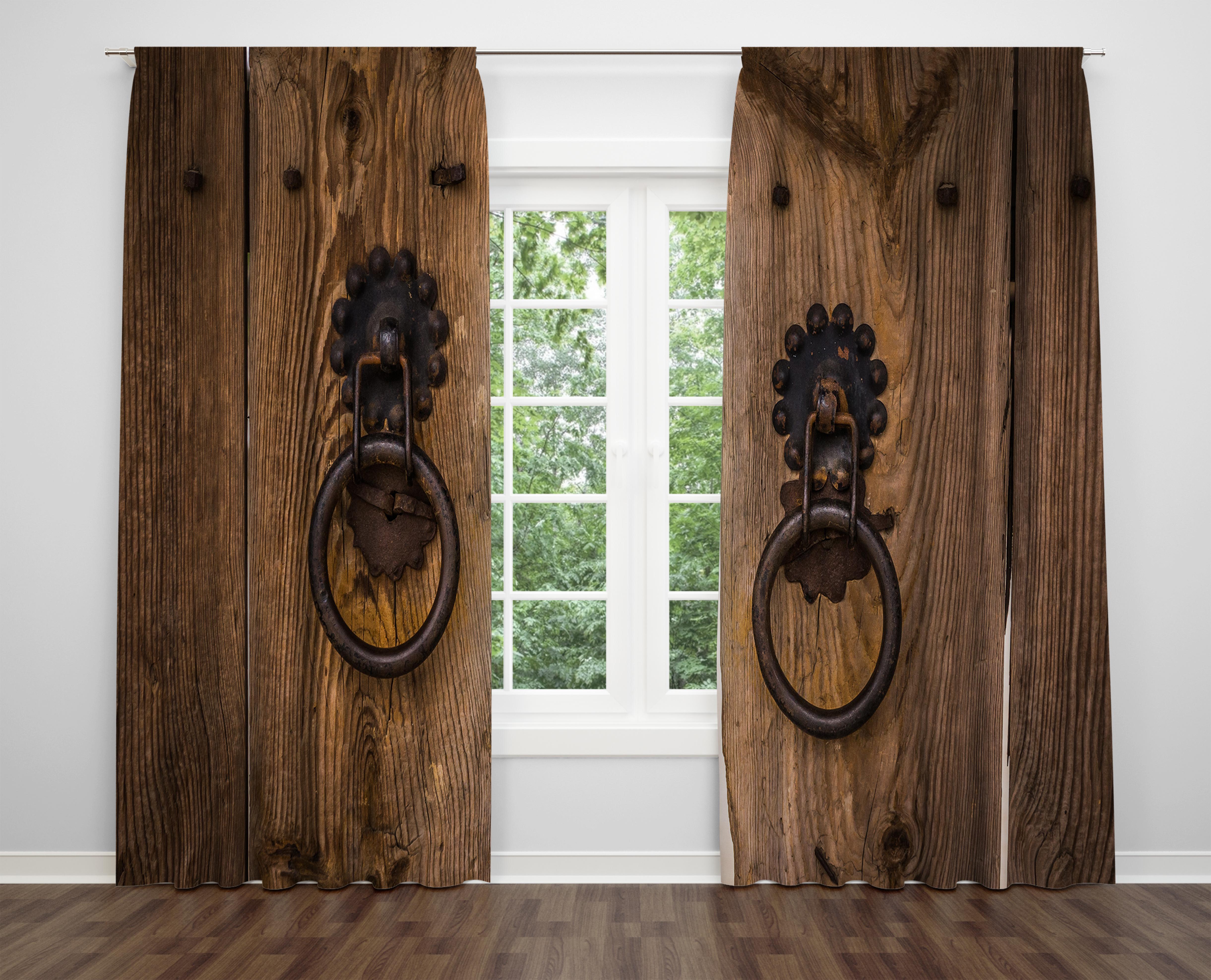 

Декоративний дизайн, високоякісна бавовняна тканина, ви можете вибрати одну або подвійну фіранку з крила 1 piece різнокольоровий