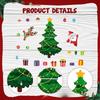 Christmas Tree Refrigerator Stickers Decorations Attractive Kitchen Decor Xmas