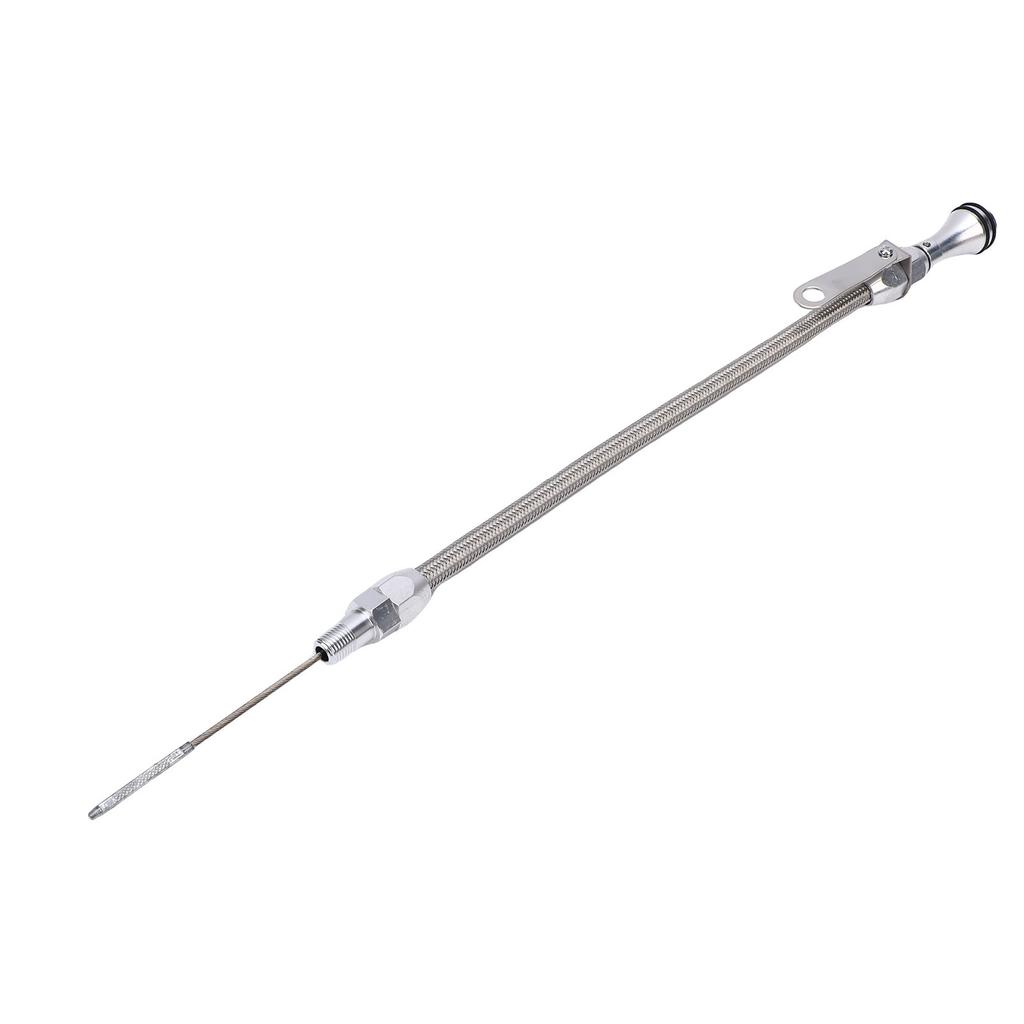 Universal Oil Pan Dipstick 20 Inch 1 4 Inch NPT Connector Accurate Flexible Stainless Steel Dipstick