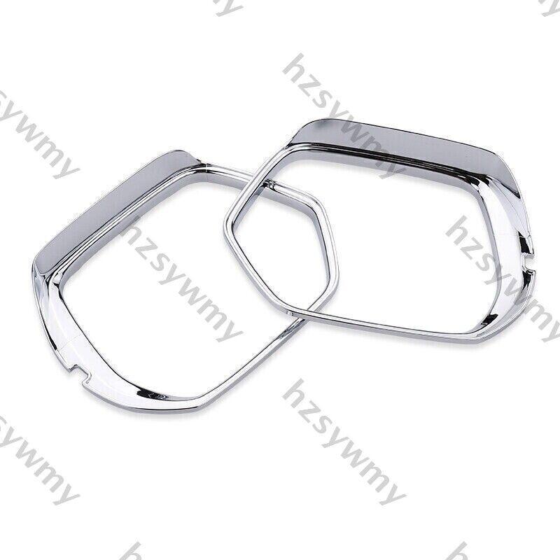 Chrome Rear View Mirror Rain Eyebrow Trim For Honda CRV CR-V 2017-2022 ABS 2Pcs