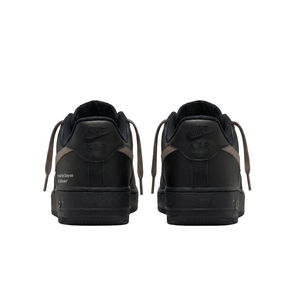 Nike Air Force 1 Abrasion Resistant Height Increasing Low top Skateboard Shoes Unisex Black White Brown CW2288-001(Team577-)
