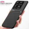 Rugged Non-Slip Case for Xiaomi 17 Mi 17 5G Protective Cover Magnetic Suction Holder Coque Fundas Capa
