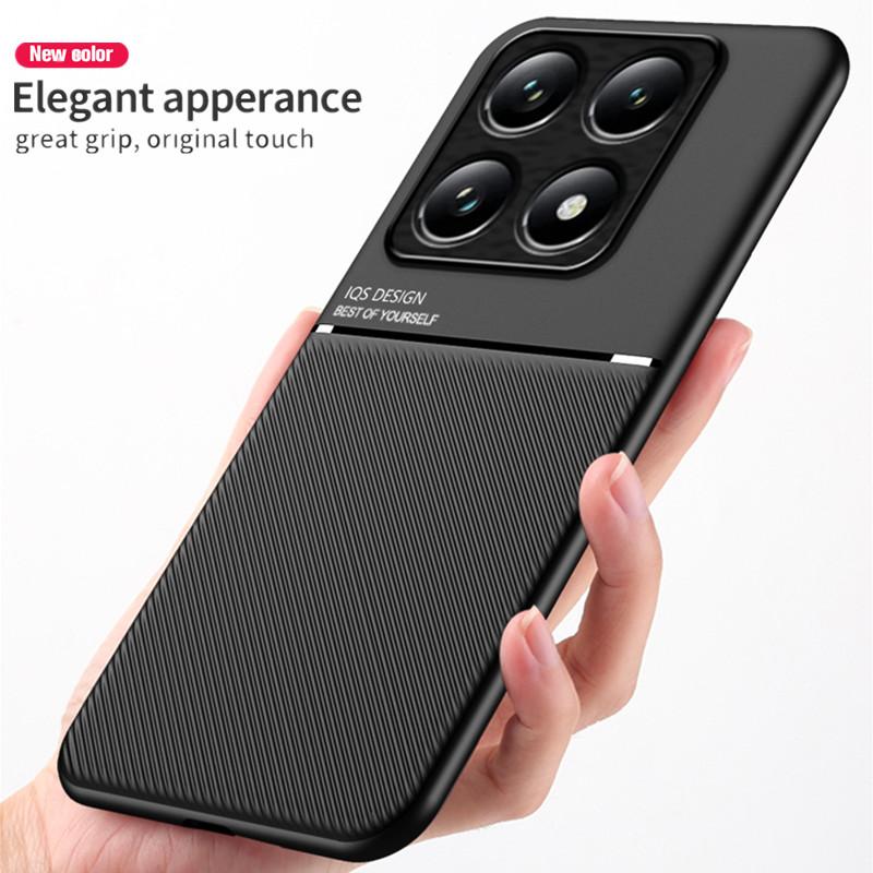 Rugged Non-Slip Case for Xiaomi 17 Mi 17 5G Protective Cover Magnetic Suction Holder Coque Fundas Capa