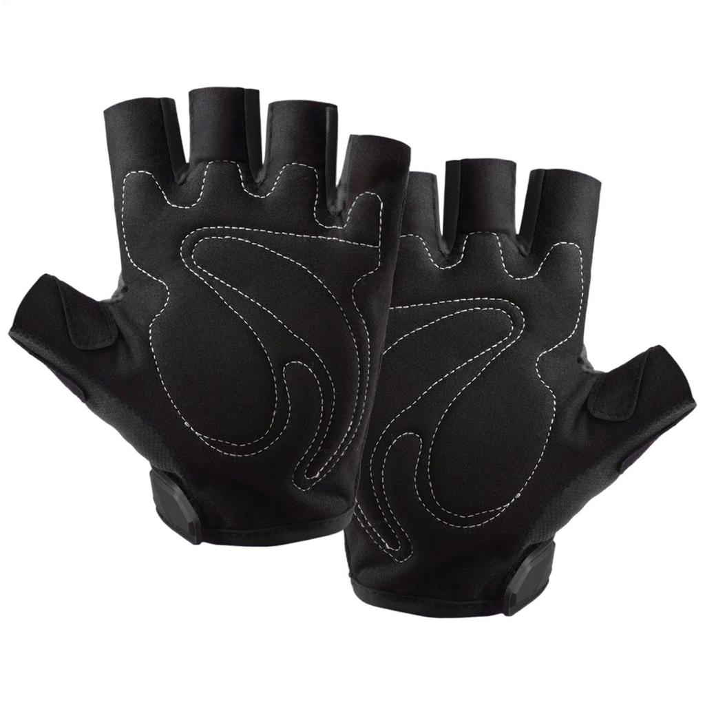 Half Pinger Bicycle Gloves, Padded Motorcycle Gloves Welding Resistant Semi Finger Gloves, Welding Resistant