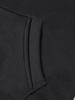Men's European Size Color Block Raglan Sleeve Hooded Cardigan Sweatshirt