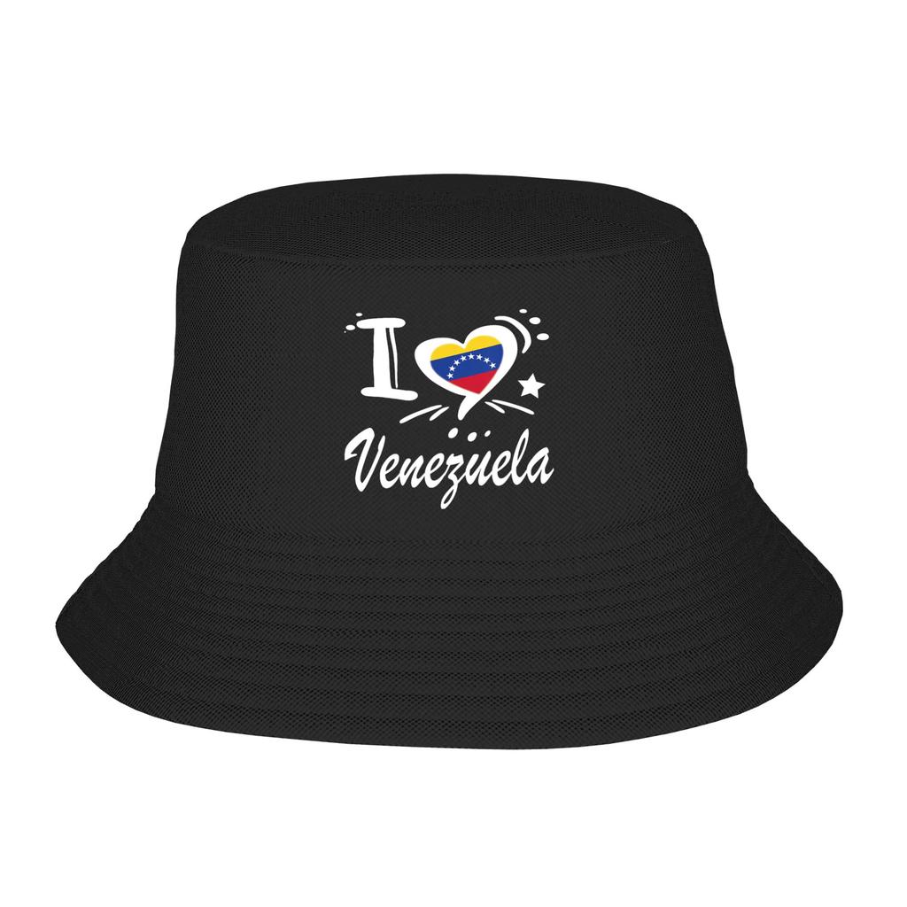 Venezuela Coat Of Arms Bucket Hat Unisex Travel Venezuelan Sun Hats Fashion Packable For Outdoor Sport Fishing Hats Dropshipping