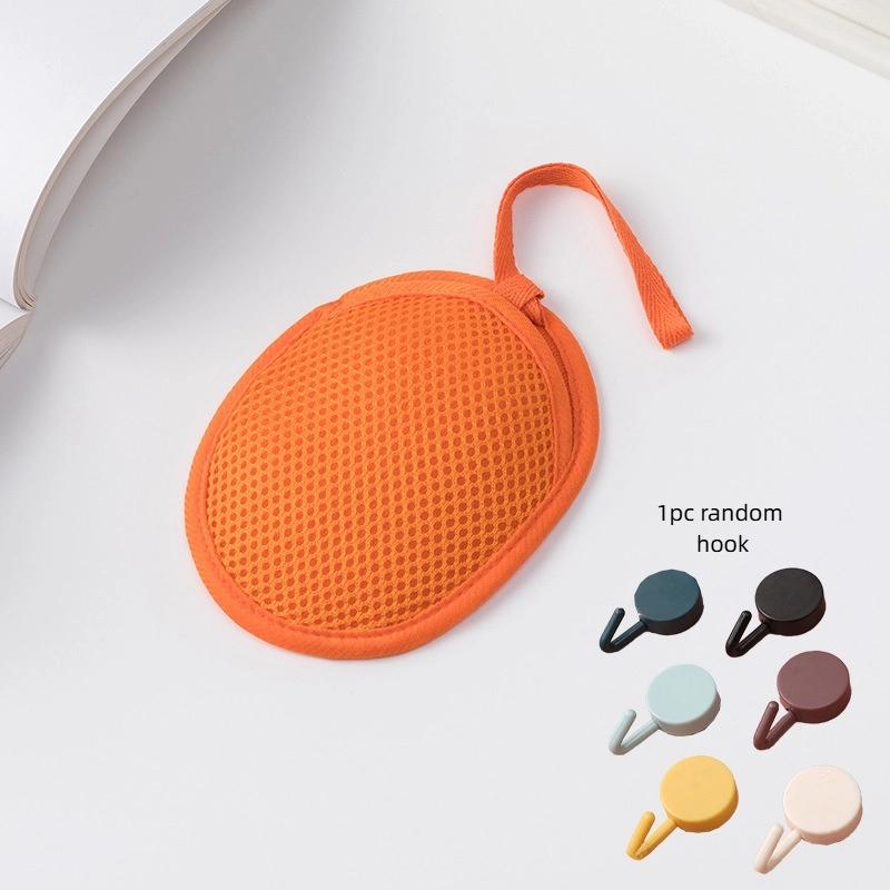 NEW 1PCS Luxury Bath Foam Generator, Double-Sided Mesh Soap Bag with Lanyard, Rich Lather Exfoliating Net for Spa-like Shower