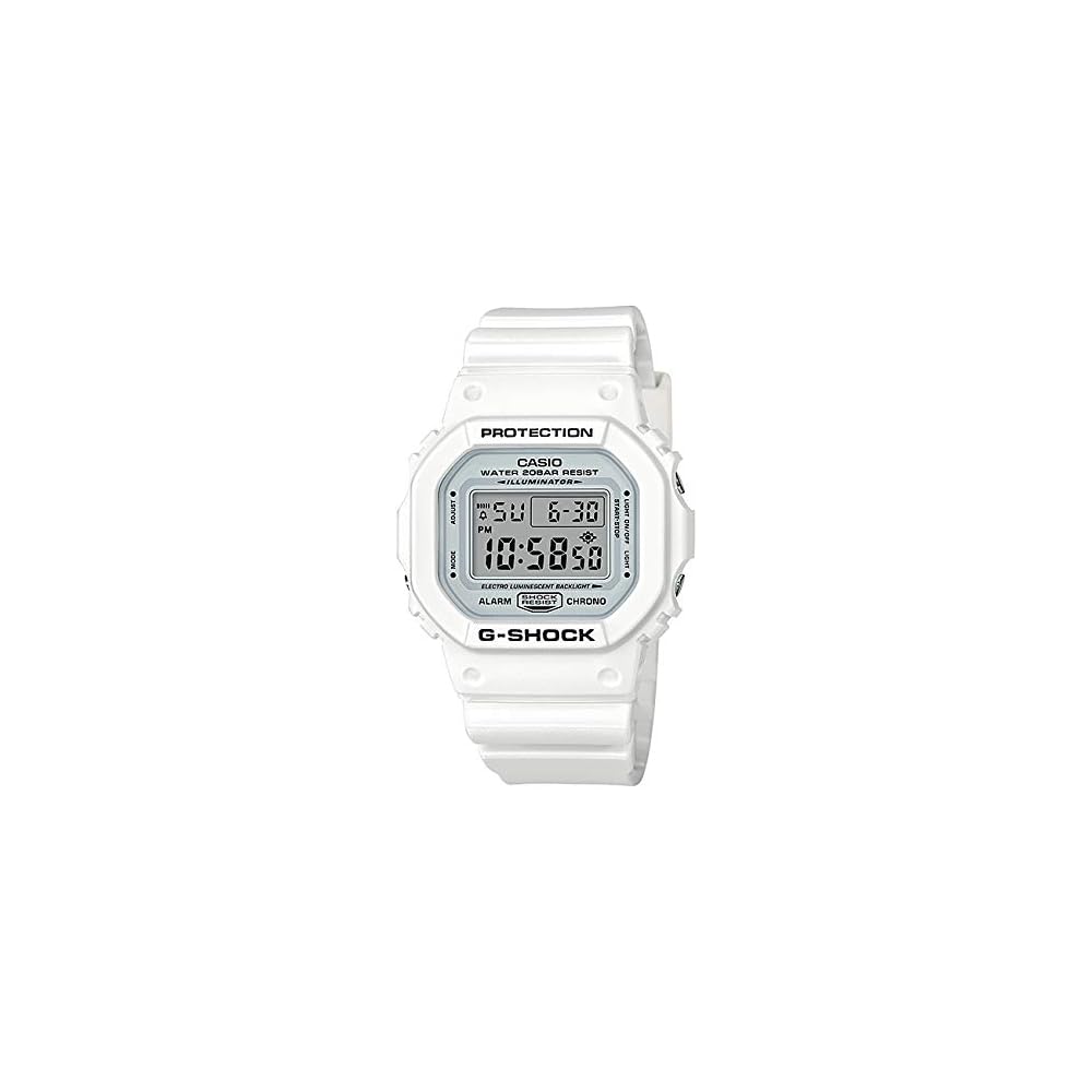 CASIO G-SHOCK DW-5600MW-7 Watch, Marine White, Digital, White [Parallel Import]