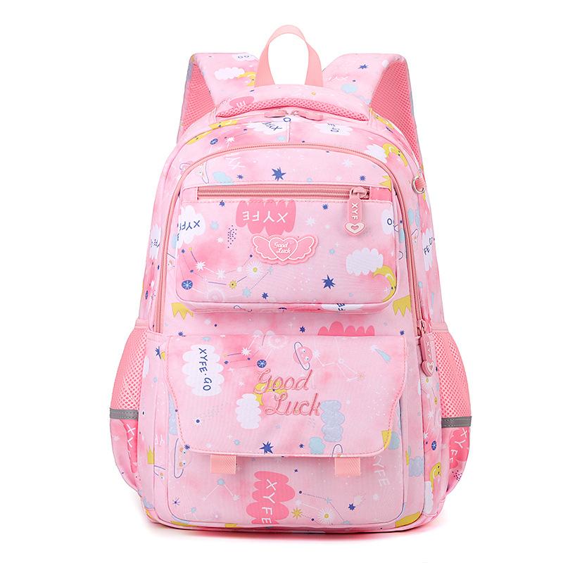 Campus Schoolbag Cartoon Student Backpack Large Capacity Lightweight College Backpack