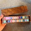 24grid 2ml Professional Grade Transparent Watercolor Pigment Packaging Box Art Supplies Outdoor Painting Watercolor Palette Tool