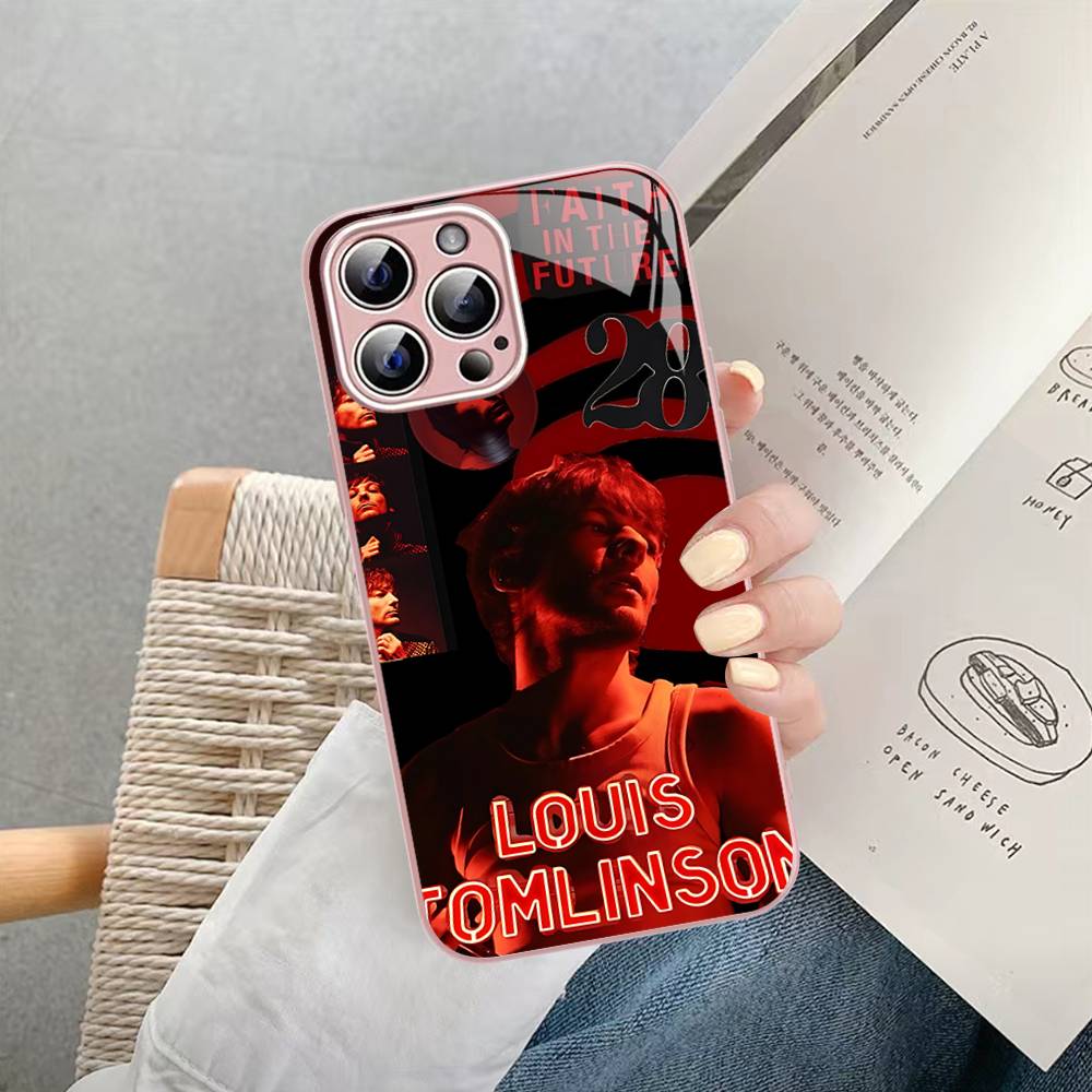 L-Luis M-Miguel Singer For IPhone 14 13 12 Mini 11 Pro XS Max X XR 14 Plus Tempered Glass Cover