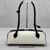 Cloth Leather French Niche Sausage Bag Retro Underarm Bagel Women's Handbag Commuting All-match Shoulder