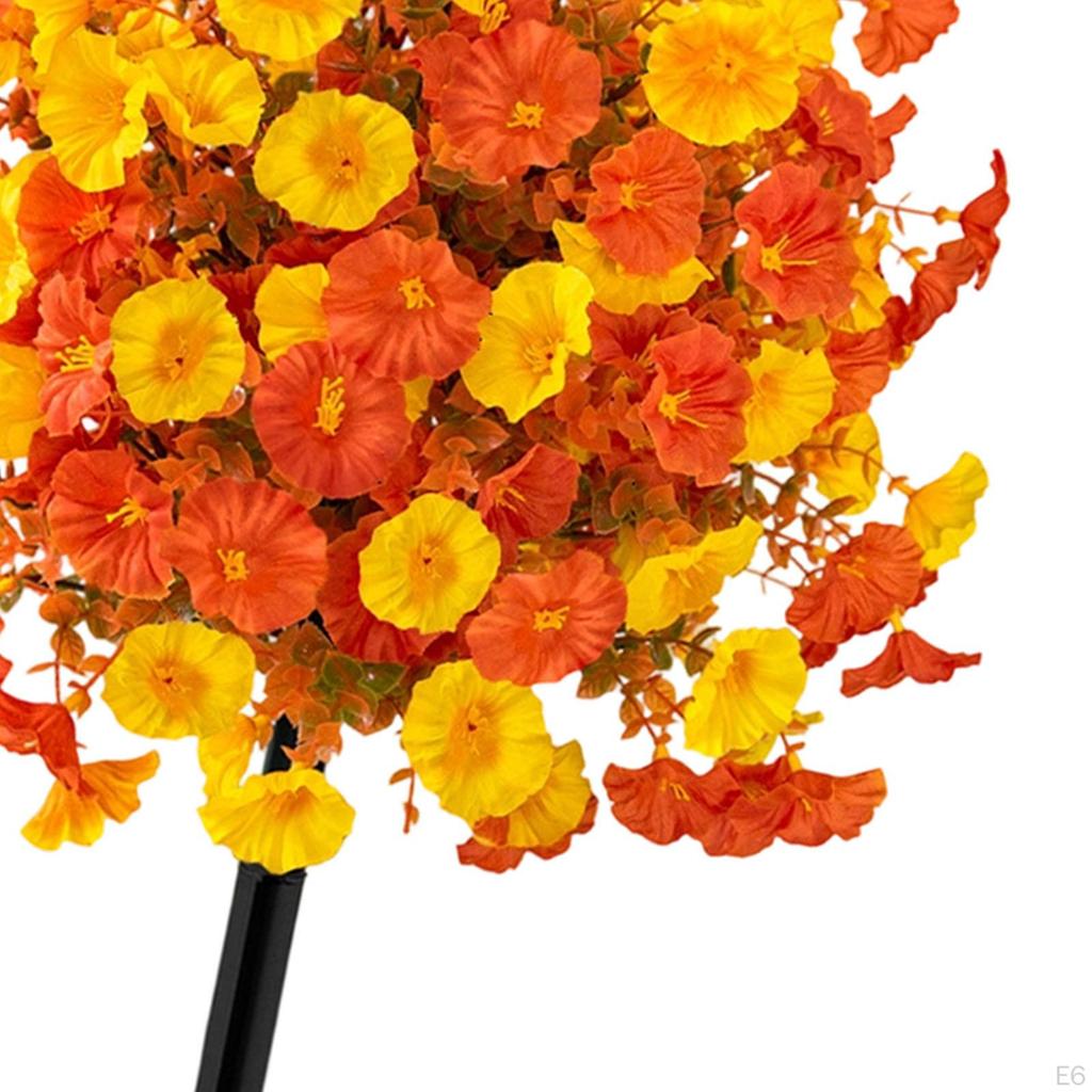 Artificial Flowers Decorative for Garden, Realistic Garden Stake, Easy Care Yard And Grave