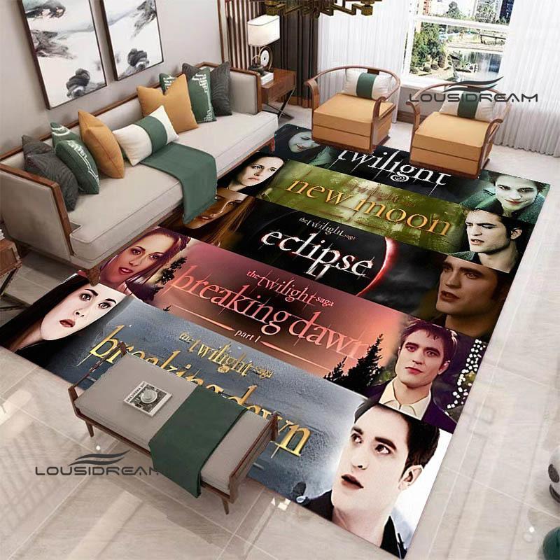The Twilight Saga printed carpet Living room bedroom non-slip carpets Yoga mat Outdoor carpet kawaii rug birthday gift