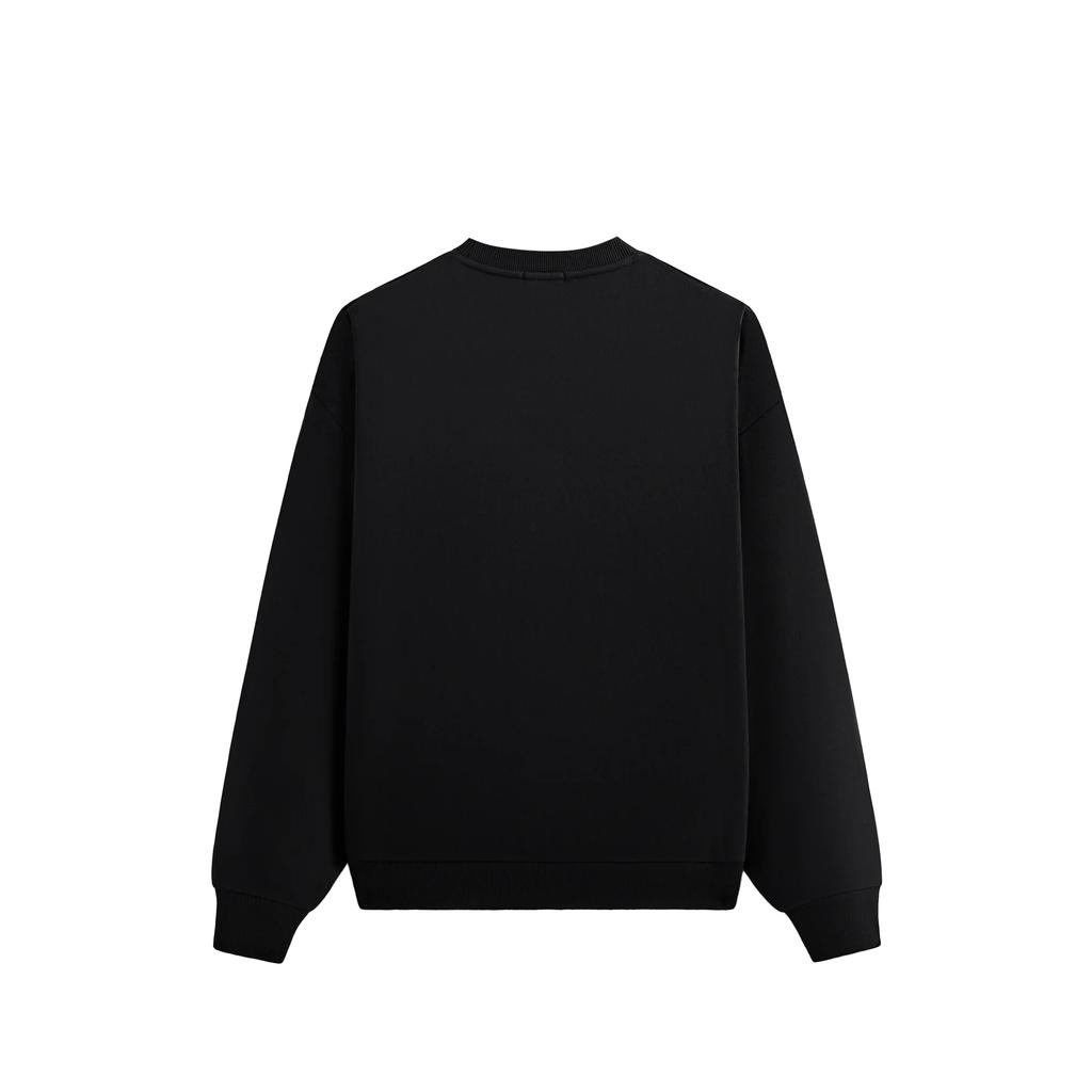 Kith K&K Python Nelson Crewneck Black Men Tops KHM032807-001