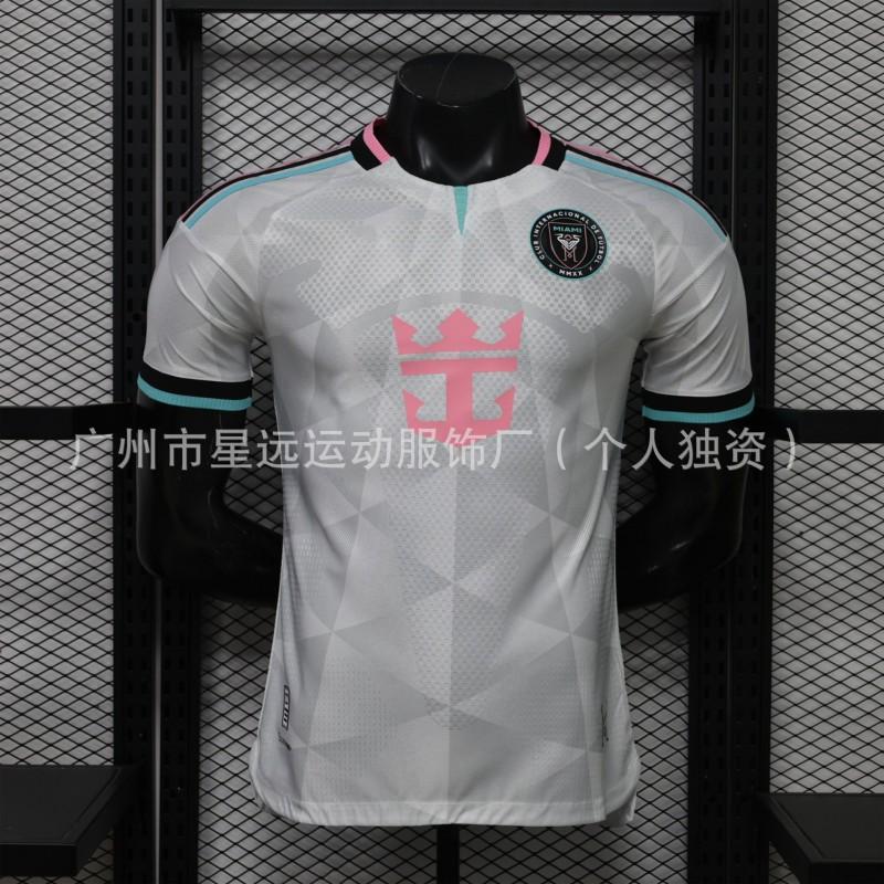 Miami International 2026-27 Home Away White Soccer Jersey No.10 Messi Fan Version Short Sleeve Football Shirt Men Women