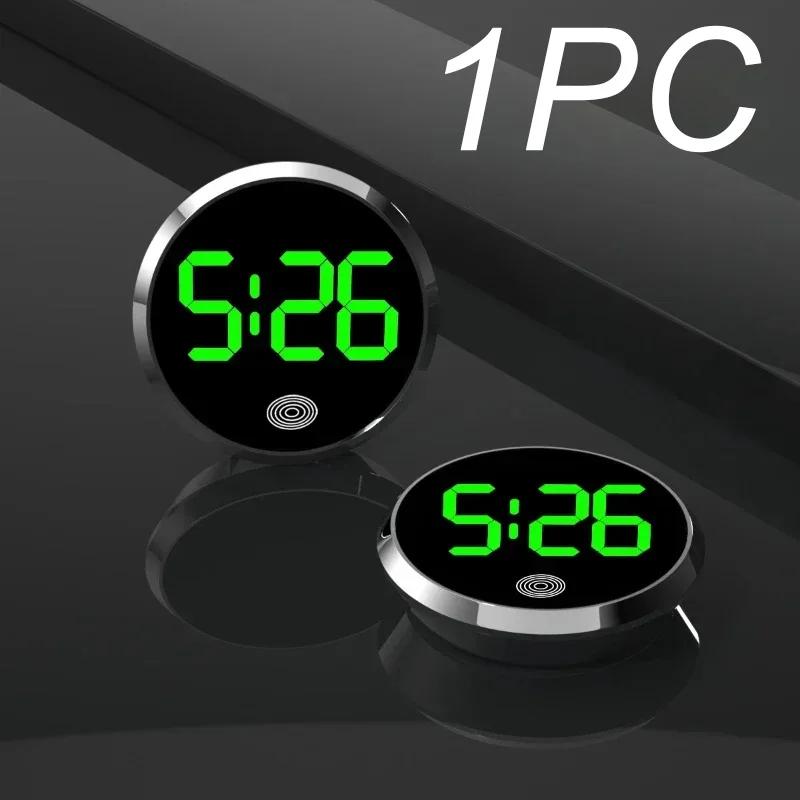 Car Dashboard Clock On Board Clock Mini Luminous Round Car Dashboard On Board Air Vent Clocks Watch Digital Easy To Read