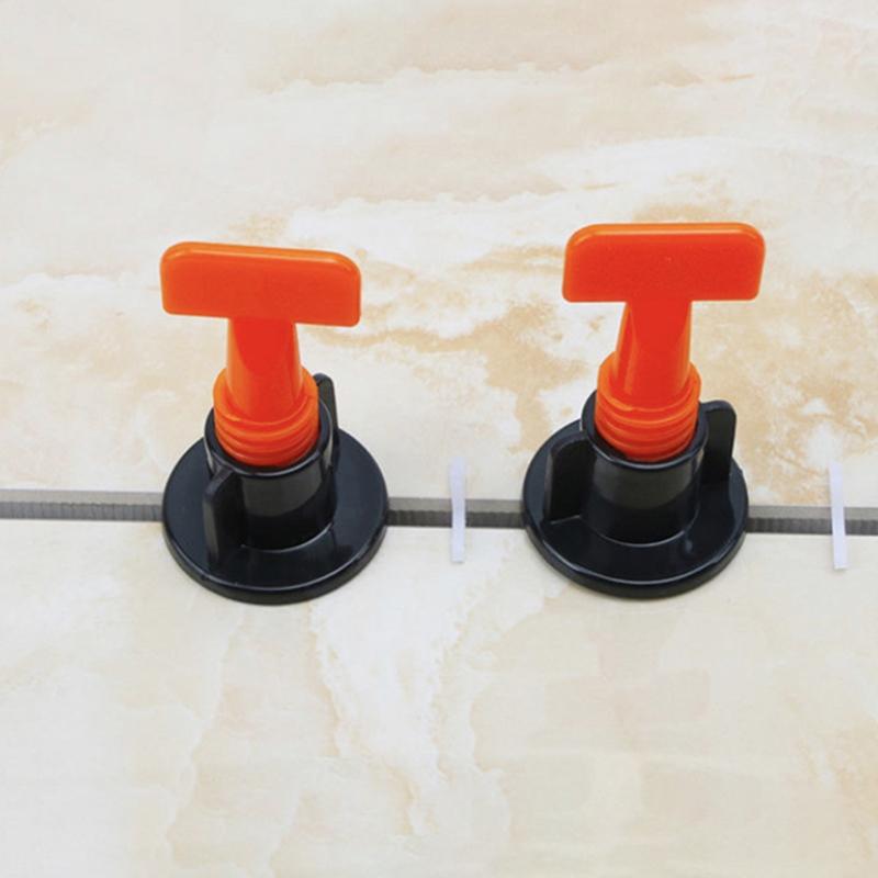 Tile Spacers Tile Leveling System Tile Installation Tool for Construction Wall Floor Buildings PP + Stainless Steel