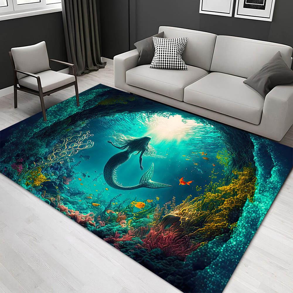 

1pc 17640755920 Pattern Carpet, Area Rug For Living Room Bedroom Room Bed Chair Laundry Entryway Corridor Yard Non-slip Outdoor Camping Rug 60cm by 90cm