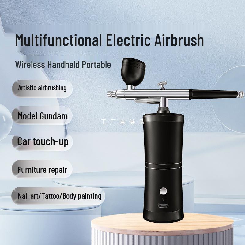 Elektrische Airbrush-Pistole für Tätowierungen, Modellbau, Acrylmalerei und Nagelkunst