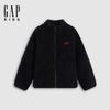 Gap Boys' Contrast Embroidered Fleece Lined Jacket