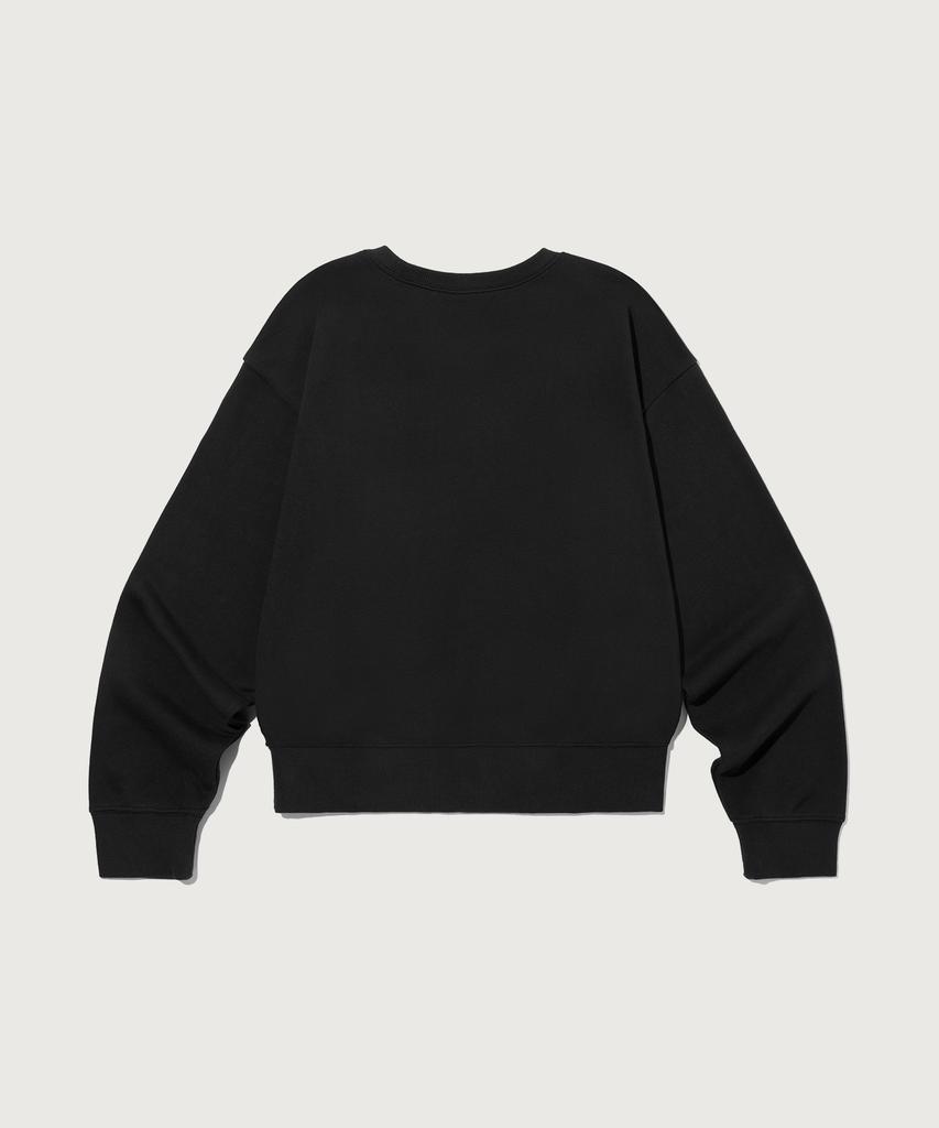Champion Women'S Small Logo Regular Fit Sweatshirt Black