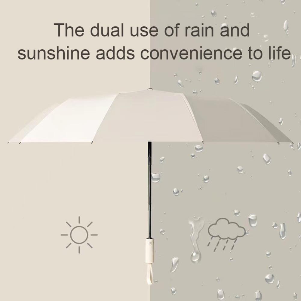 40 Inch Extra Large Windproof Golf Umbrella UV Protection Automatic Open Double Canopy Vented Sun Rain Triple Folding Umbrella
