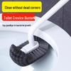 Wall-Mounted Soft Bristle Toilet Brush with Long Handle for Effective Cleaning