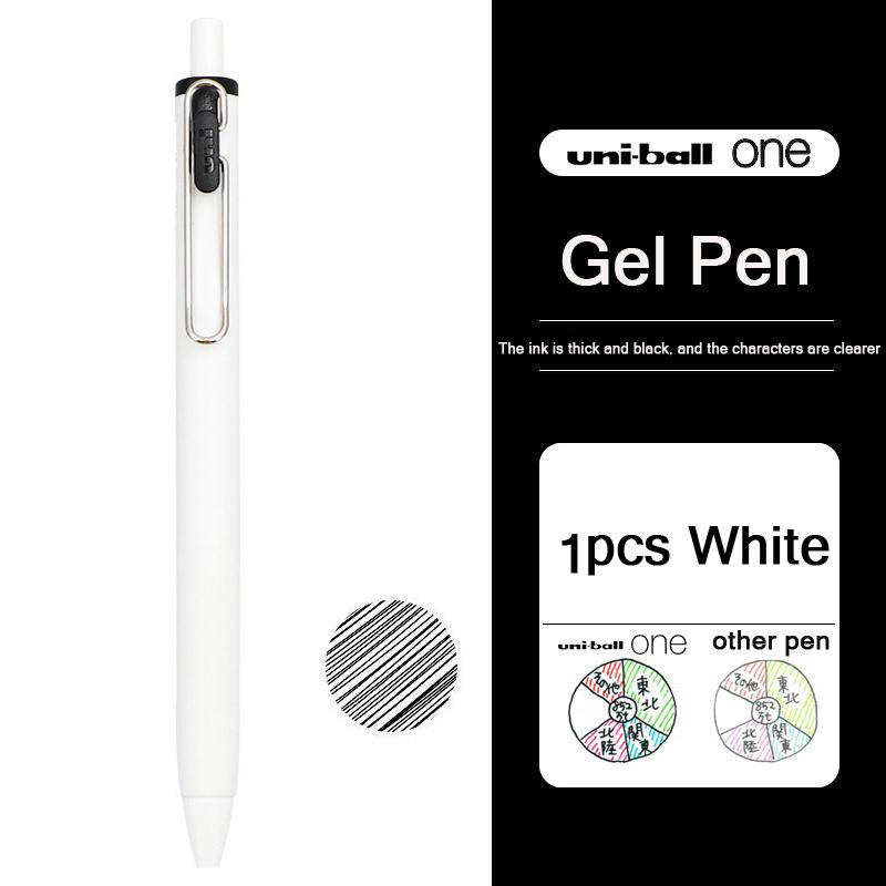 Uni Ball One Gel Pen UMN-S 0.5mm Thick Colorful Ink Handwriting Marking Pens, Japanese Stationery Awards Canetinhas Para Colorir