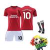 2324 Red Devil Home Children's Training Suit Football Team Uniform Youth And Adult Sizes