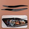 1 Pair Glossy Piano Black Car Front Headlight Eyelid Eyebrow Cover Trim Decal ABS Fit for Lexus IS250 IS300 2006-2010 2011 2012